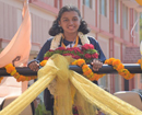 Mangaluru: Mount Carmel Central School felicitates National Skating Star Jesnia Correa